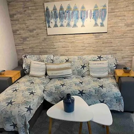 Апартаменти Le Cocon Bleu Superbe T2 Tout Confort Proche Golf Plages Aqualand Et Ile Des Loisirs 1 Place Parking Privative *