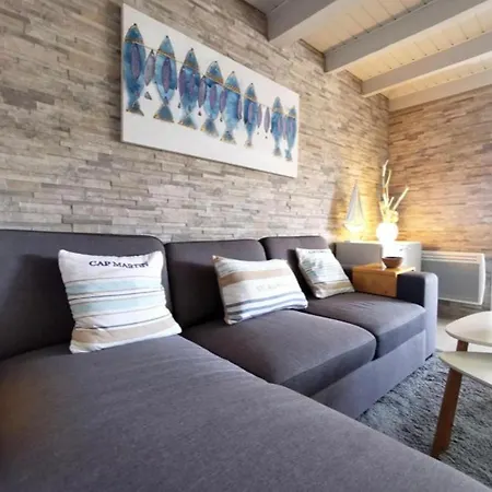 Апартаменти Le Cocon Bleu Superbe T2 Tout Confort Proche Golf Plages Aqualand Et Ile Des Loisirs 1 Place Parking Privative *